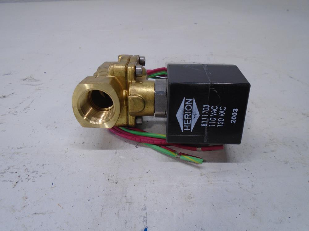 Herion 3827 Solenoid with Norgren 1/2" NPT Brass Valve 8241200EP